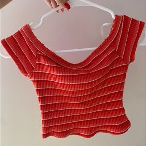 Urban Outfitters Striped crop top